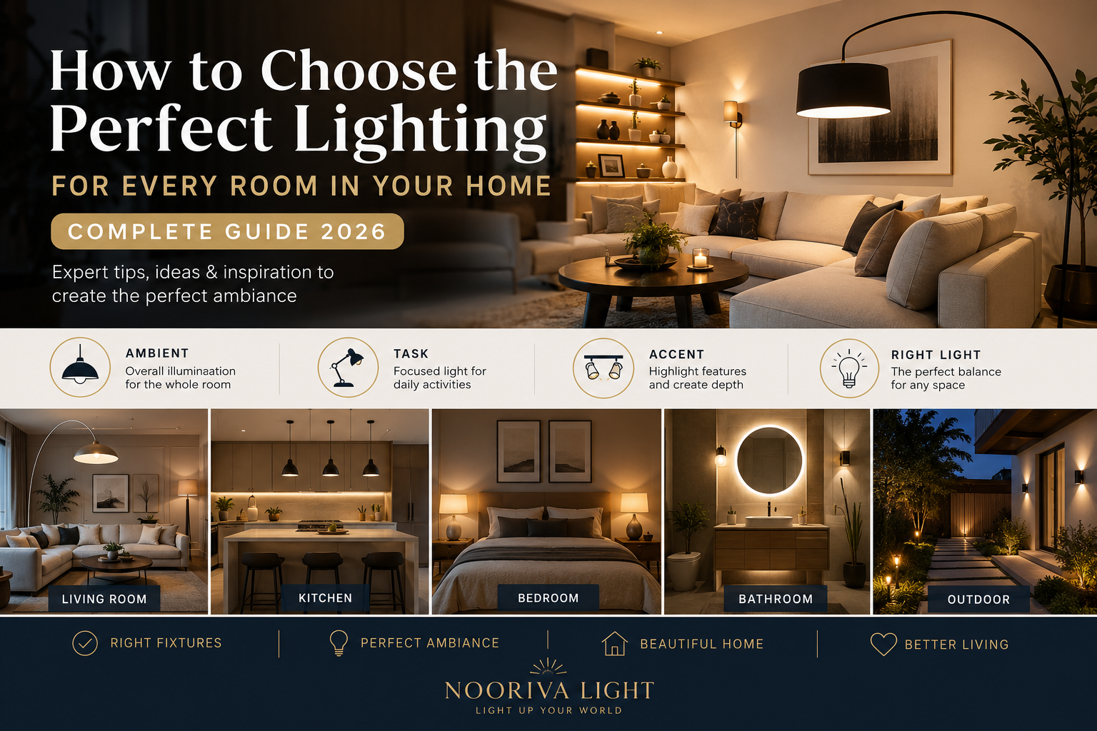 The Ultimate Home Lighting Guide: Illuminate Every Room with Style & Purpose