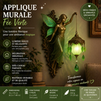 Vintage Mermaid Wall Lamp with Frosted Crystal Lantern, Antique Bronze Coastal Wall Sconce, Ocean-Inspired Decorative Light for Bedroom, Bathroom, Hallway & Living Room