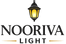 Nooriva Light logo for modern indoor and outdoor lighting decor including solar lanterns and table lamps