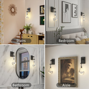 Art Deco black wall lighting for luxury interiors