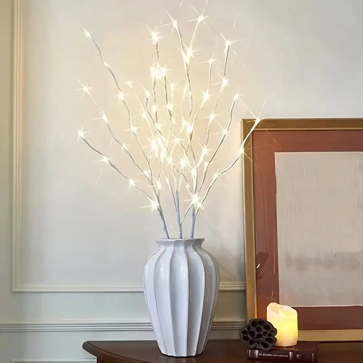 Mother’s Day Gift Tree Branch Lamp, Warm White LED Decorative Bonsai Light, Cozy Bedroom Night Light for Mom, Home Decor Table Lamp