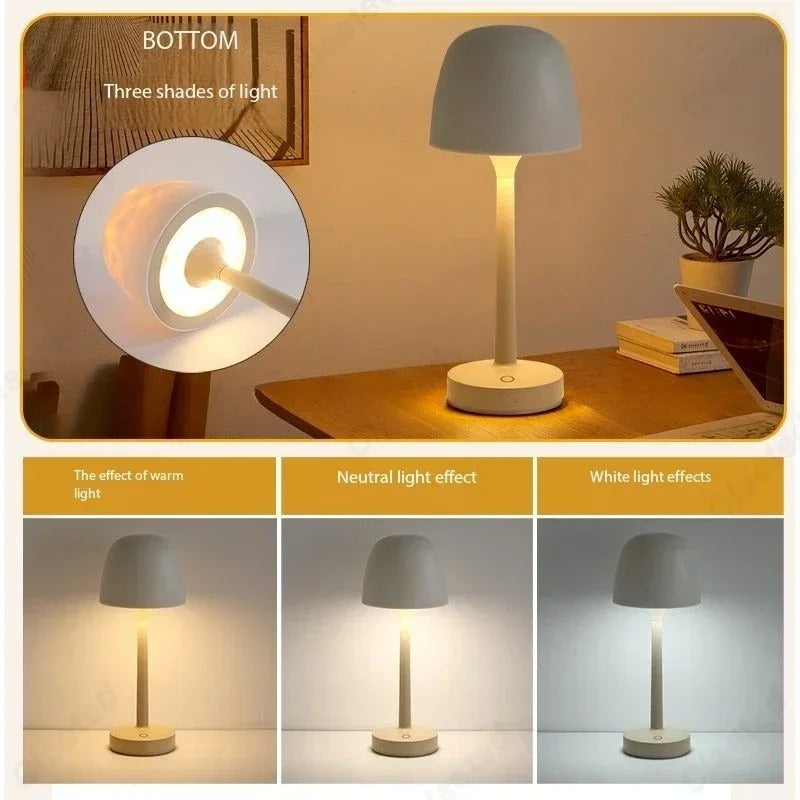 Mini Table Lamp Water Ripple Projector, Romantic Atmosphere Night Light, Remote Control LED Lamp, USB Rechargeable Bedside Lamp, Aesthetic Room Decor Gift