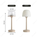 Mini Table Lamp Water Ripple Projector, Romantic Atmosphere Night Light, Remote Control LED Lamp, USB Rechargeable Bedside Lamp, Aesthetic Room Decor Gift