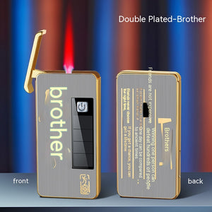 Bottom port of Nooriva solar lighter showing micro-USB charging input and LED indicator.

