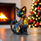 Cute Cat Lamp LED Night Light, USB Rechargeable Table Lamp for Bedroom, Aesthetic Cat Decor Lamp for Kids Room & Cozy Home Lighting