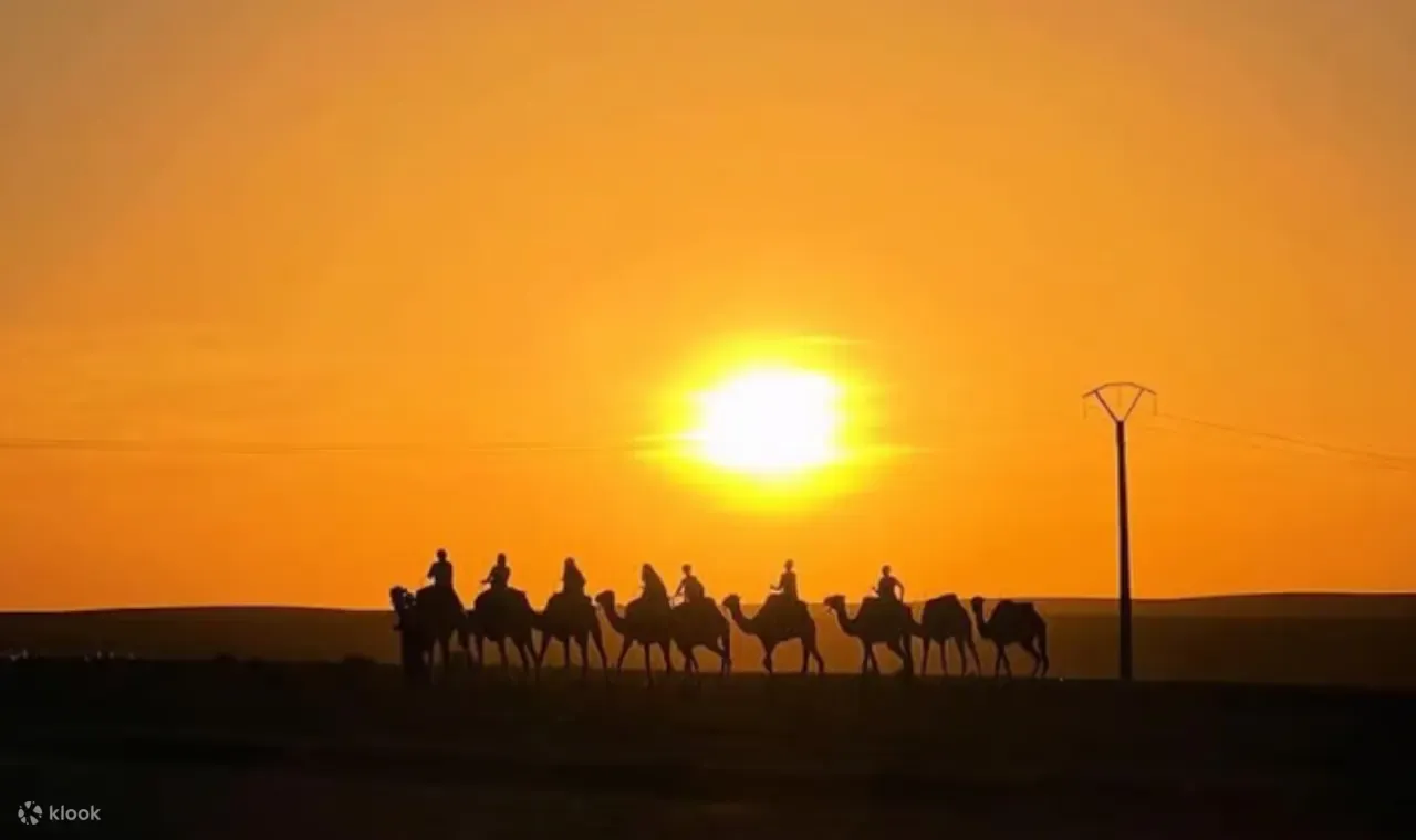 Agafay Desert sunset